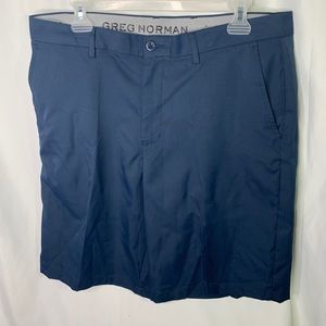 Greg Norman navy blue golf shorts
